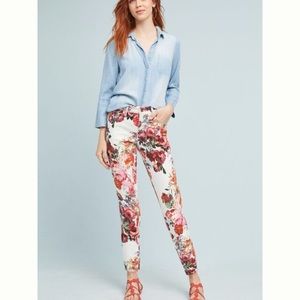 Anthropologie Pilcro Mid-Rise Skinny Ankle Jean 29